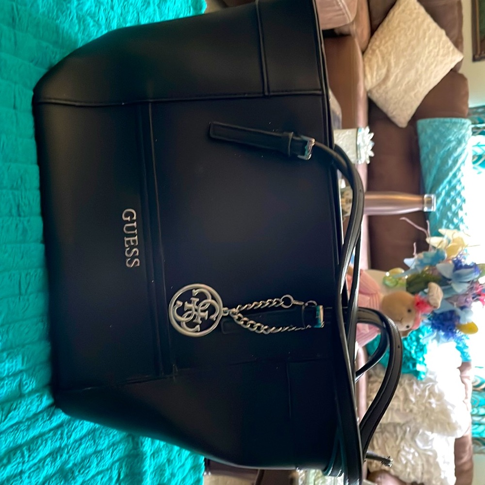 Guess black purse